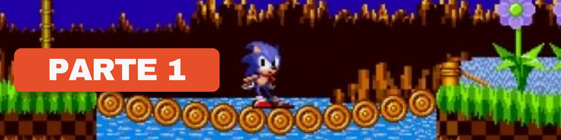 Imagem do jogo de videogame Sonic the Hedgehog, para ilustrar a primeira parte do desafio
